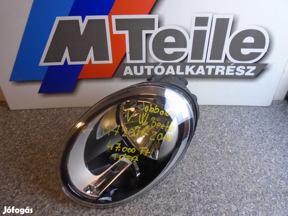 [GYÁRI HASZNÁLT] VW Beetle - JOBB ELSŐ FÉNYSZÓRÓ - H7, 2011-2019